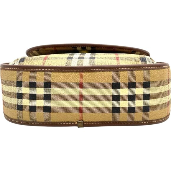 819370BC (S5) Burberry Crossbody Bag Brown PVC - Picture 7 of 14